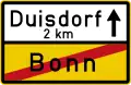 Zeichen 311AStVO 1976 (Rückseite)