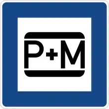 Zeichen 316-50:Parken und Mitfahren