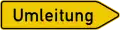 Umleitungswegweiser