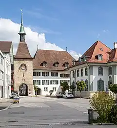 Zeitglockenturm, Gemeindehaus und „Alte&nbsp;Kasse“