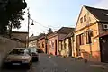 Die Sinđelićeva-Straße führt aus der Zemuner Altstadt auf den Gardoš-Hügel