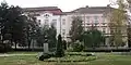 Fassade zum Park