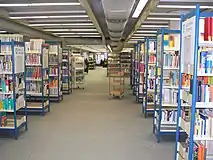 Bibliothek, 1. Etage