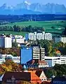 Ursprüngliches Zentralhaus vom Reichelsberg aus (1993)
