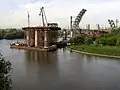 Baustelle Schiwopisny-Brücke im Juni 2006