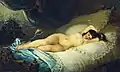 Nackte Frau