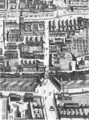 Kupferstich des Ziegeltores von 1724 (Ausschnitt aus Freising von Norden s.&nbsp;o.)
