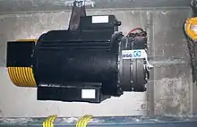 Drehstrom-Synchronmotor bei der Montage