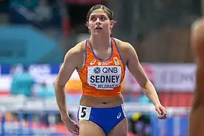 Zoë Sedney bei den Hallenweltmeisterschaften 2022 in Belgrad
