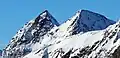 Zuckerhütl (links) und Wilder Pfaff von Osten (Agglsspitze)