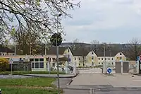 Zufahrt ehemalige Freiherr-vom-Stein-Kaserne in Diez an der Lahn