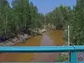 Zufluss des Speicherbeckens