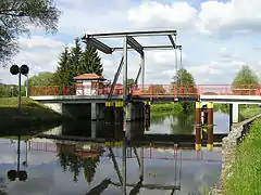 Zugbrücke aus östlicher Sicht