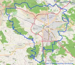 Karte des Wanderweges