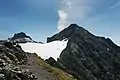 Gletscher und Nordgratschulter, links der Jungferngipfel