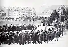 Einweihung des Denkmals 1885