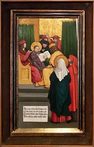 Zwölfjähriger Jesus im Tempel (Bernhard Strigel)