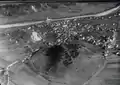 Historisches Luftbild aus 400 m von Walter Mittelholzer von 1925