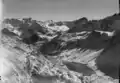 Flüelapass, historisches Luftbild von Werner Friedli (1954)