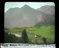 Maloja - Piz Lunghin, von Süd-Ost. Historisches Bild von Leo Wehrli (1922)