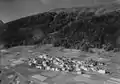 Manas, neuer Name Vnà (Gemeinde Ramosch), historisches Luftbild von W. Friedli (1954)