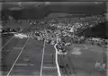 Niederurnen, historisches Luftbild von 1925, aufgenommen aus 300 Metern Höhe von Walter Mittelholzer