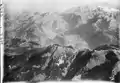Gräfimattstand (ganz rechts unten) und Gräfimattnollen (rechts unten), Luftbild 1919 (annotiert)