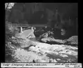 Die alte Sihlsprungbrücke von 1900 im Jahr 1924