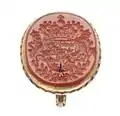 Etwa 1650: Siegelring mit Karneol-Wappenstein