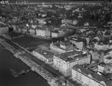 Bürkliplatz und Opernhaus aus der Luftperspektive, 1933