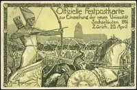 Dies.: Festpostkarte, dito, 1914