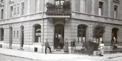 Mattenhof-Poststelle ca. 1920