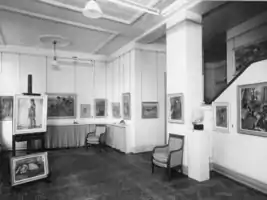 Innenaufnahme Galerie Neupert an der Bahnhofstrasse 1, 1954