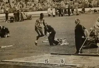 Der Olympiasieger von 1952 und 1956 Adhemar da Silva kam hier auf den vierzehnten Platz