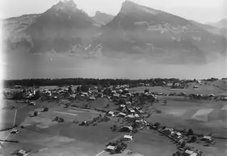 Flugaufnahme 1952