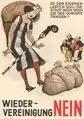 Plakat gegen die Wiedervereinigung von BS und BL, 1936