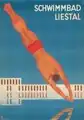 Plakat für das Schwimmbad Liestal, 1934
