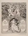 Lied der deutschen Sänger in Österreich, Blatt 43 aus: "Neue Flugblätter - Volkstümliche Lieder mit Zeichnungen hervorragender deutscher Künstler" (1901)